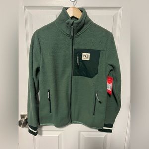 The Kari Traa Rothe Midlayer-Green. Size Small